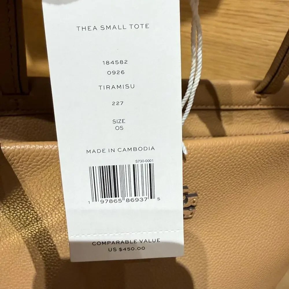 NEW‼️Tory Burch Thea Small Tote 184582 $450